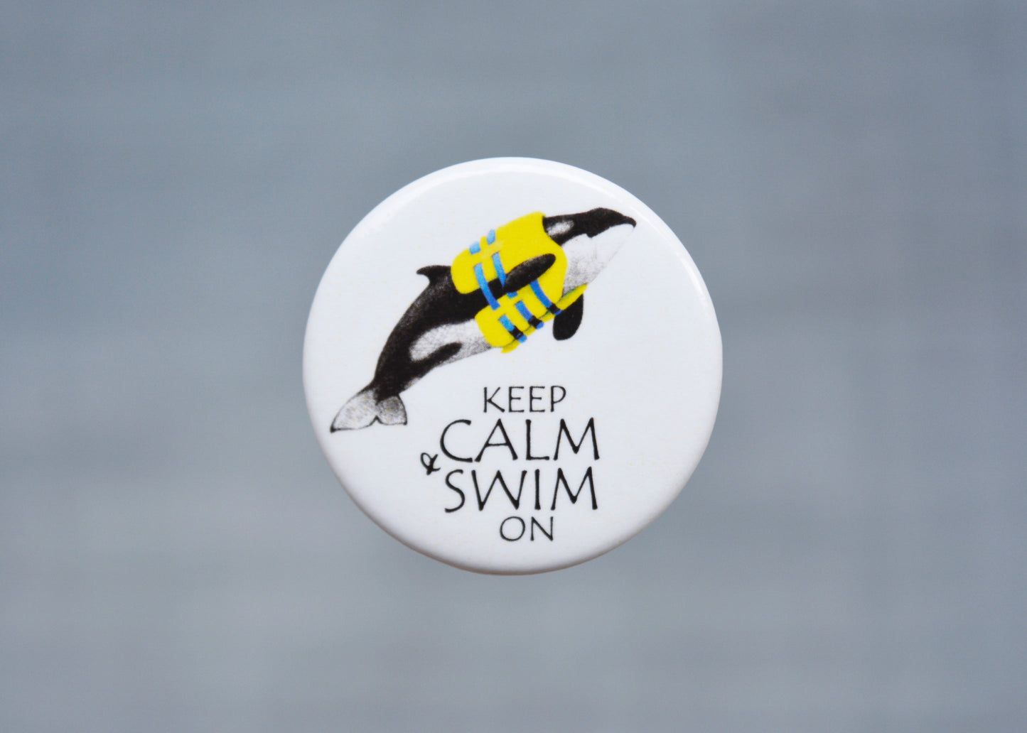 Orca Life Jacket Button