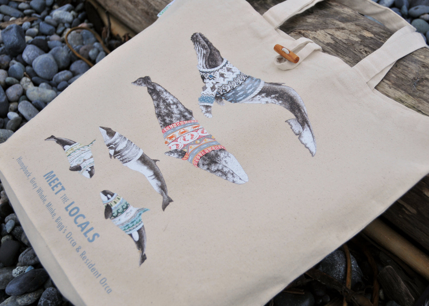 'Meet the Locals' Canvas Tote
