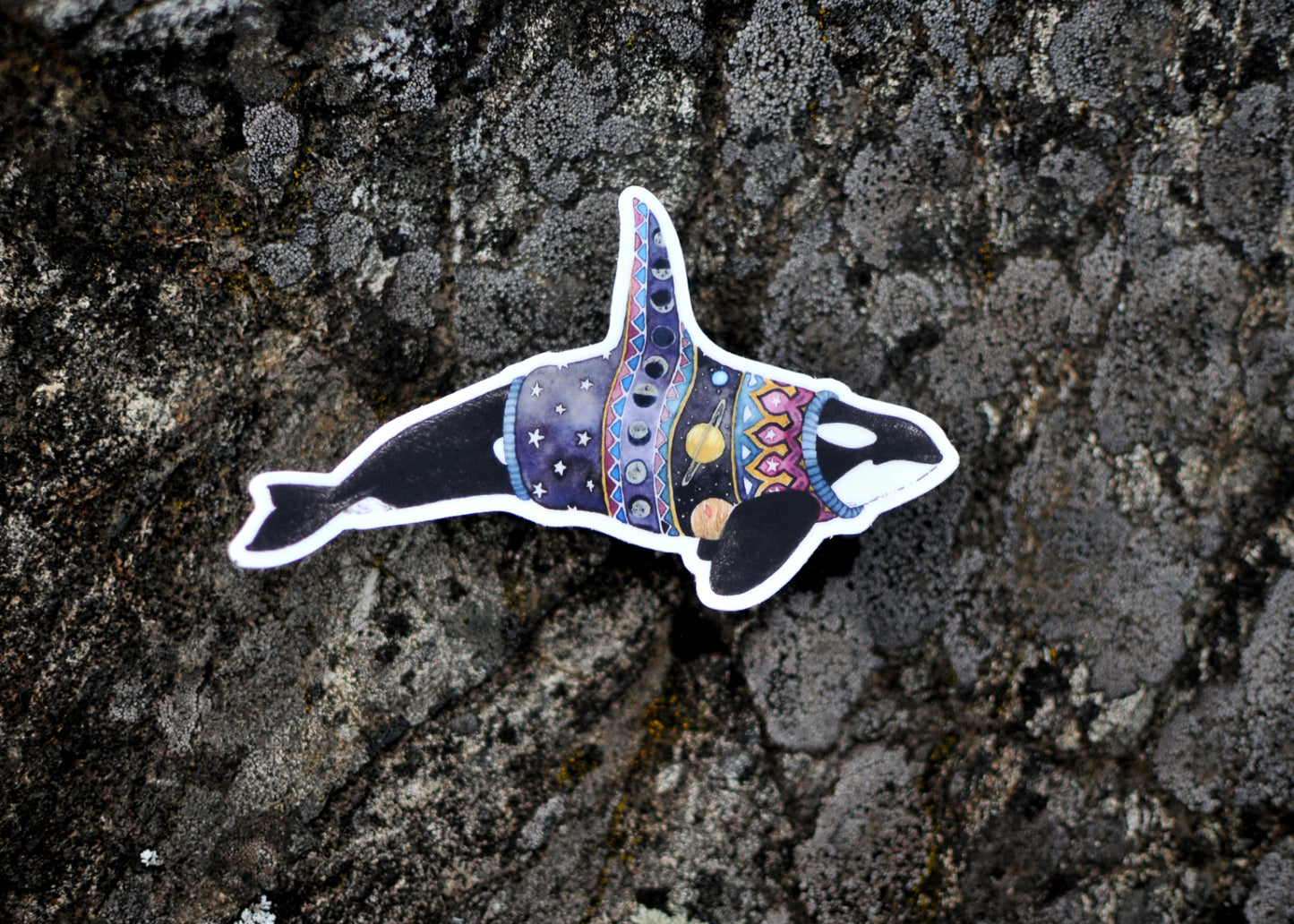 Lunar Orca Sweater Sticker