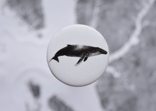 Humpback Whale Button