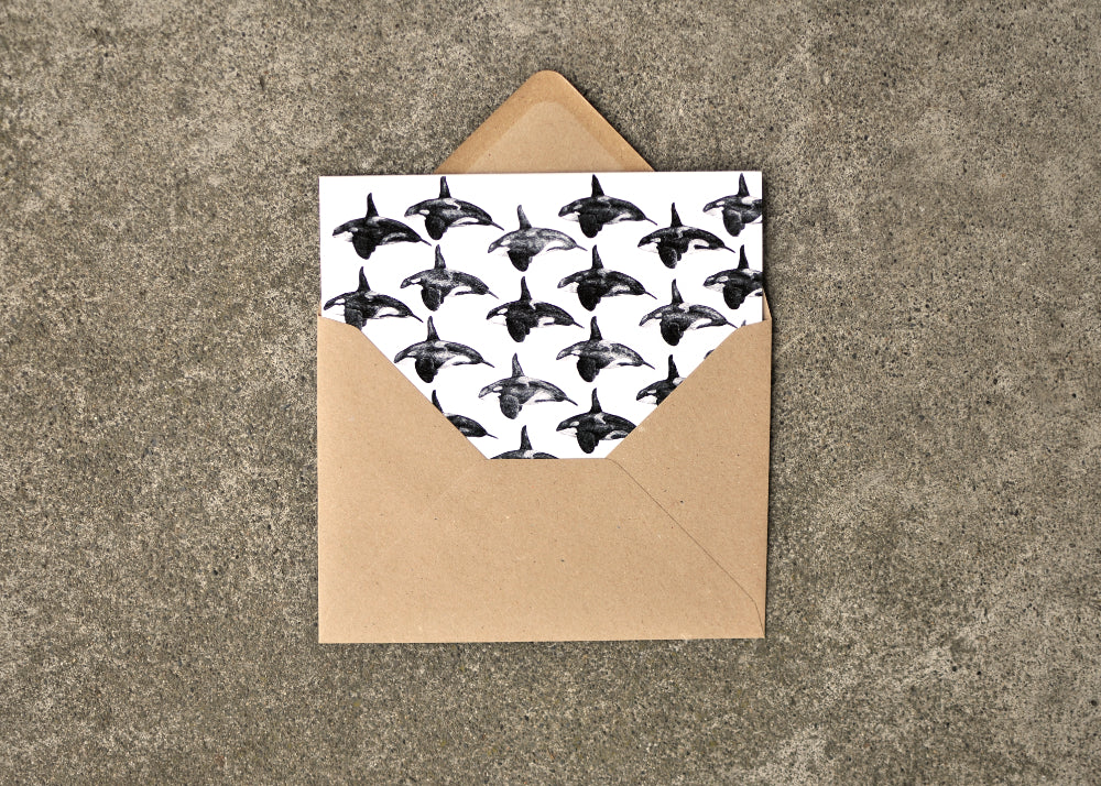 Southern Resident Killer Whale Greeting Card