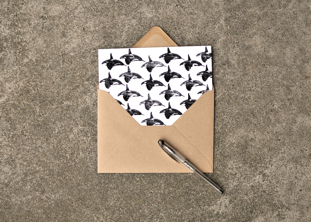 Southern Resident Killer Whale Greeting Card