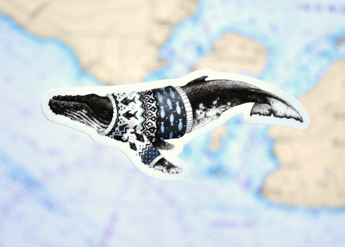 Sweater Weather Humpback Sticker