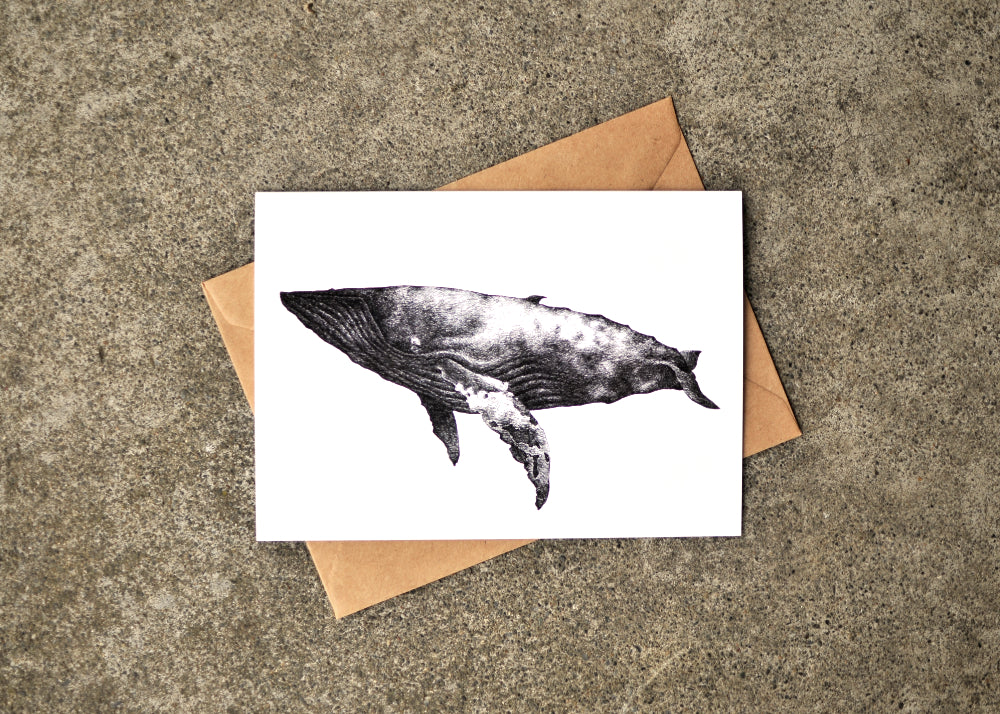 Typhlosis Humpback Whale Greeting Card