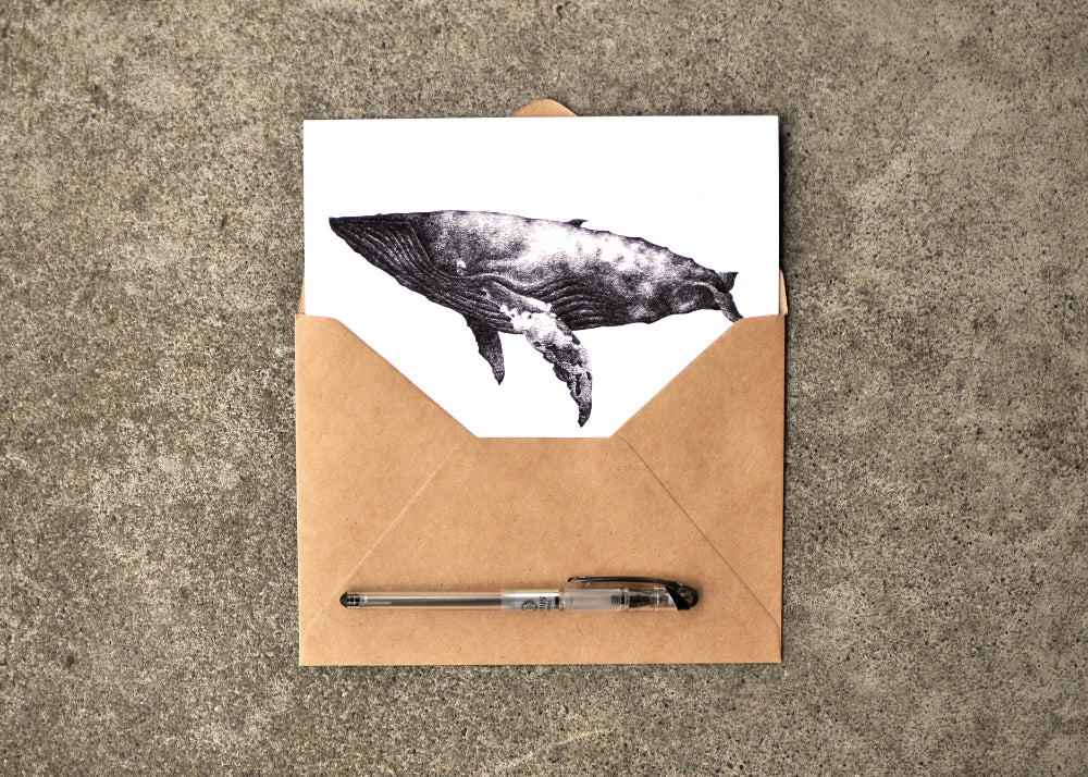 Typhlosis Humpback Whale Greeting Card