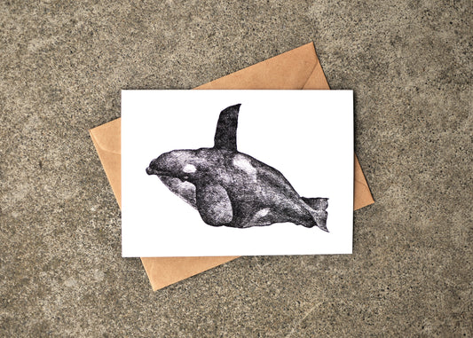 Typhlosis Orca Greeting Card