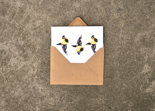 Water Safety Orca Greeting Card