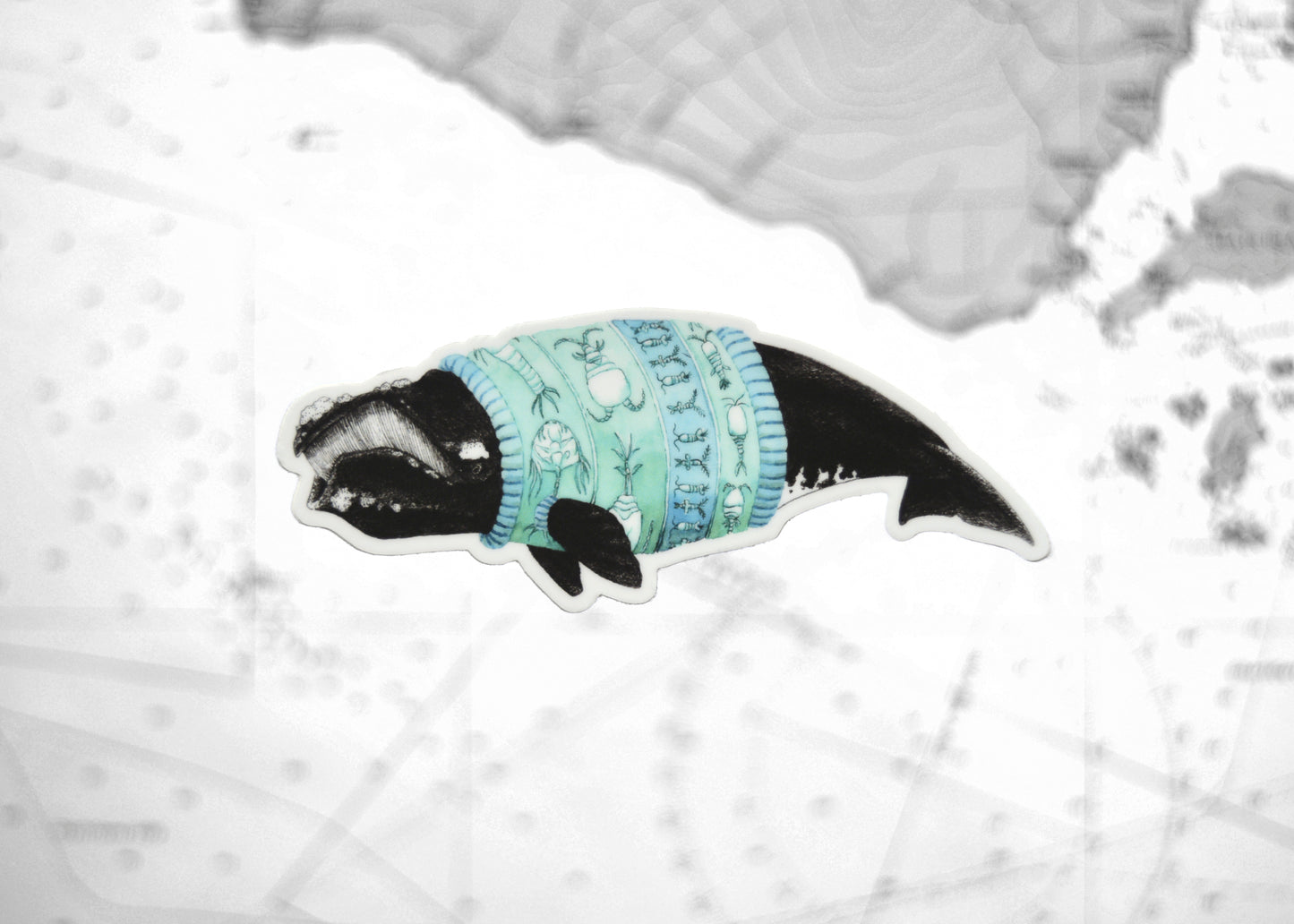 Sweater Weather Right Whale sticker