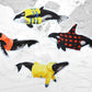 Whale Stickers - Set of Four Coastal