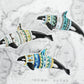Whale Stickers - Set of Three Matriarch Orca Stickers