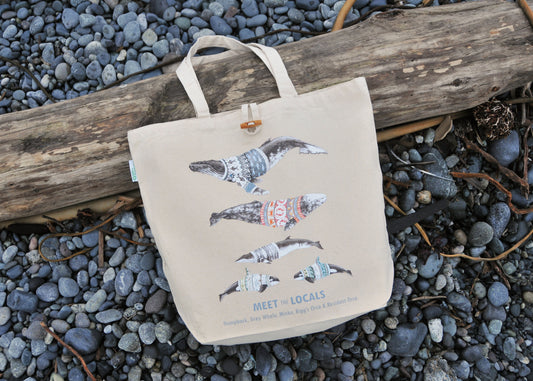 'Meet the Locals' Canvas Tote