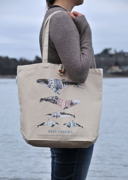 'Meet the Locals' Canvas Tote