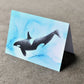 Orca Greeting Card - Ocean Series