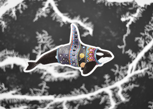 Lunar Orca Sweater Sticker