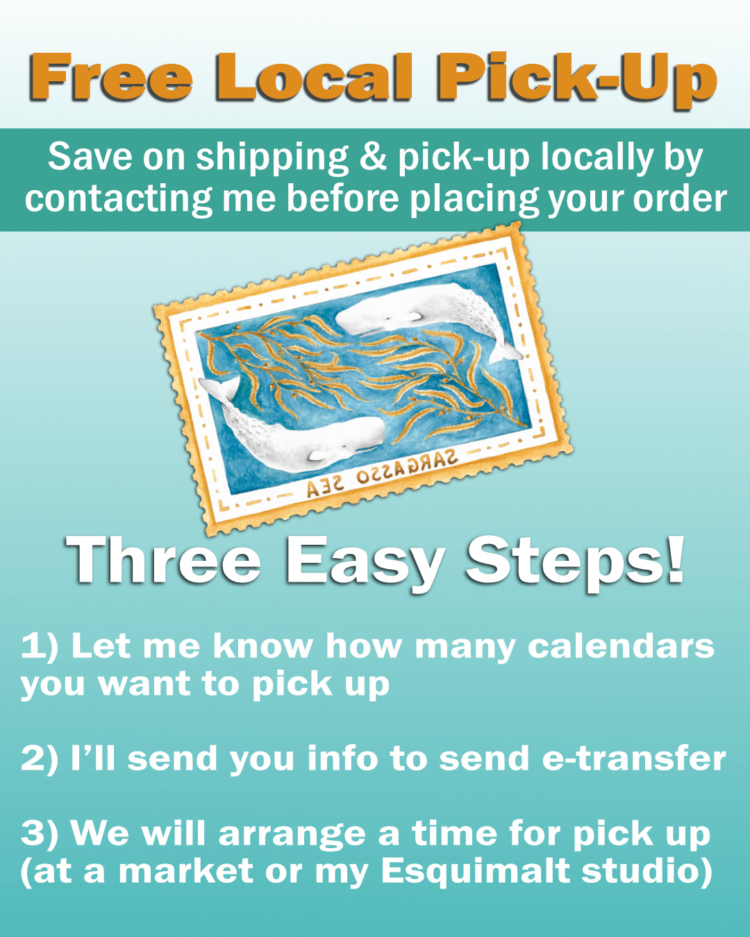 Limited Time Pre-Order: Whale Mail Postcard Calendar 2027