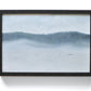 Framed oil painting of orca