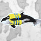 Life Preserver Orca Sticker