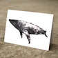 Typhlosis Whale Greeting Card Set