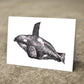 Typhlosis Orca Greeting Card