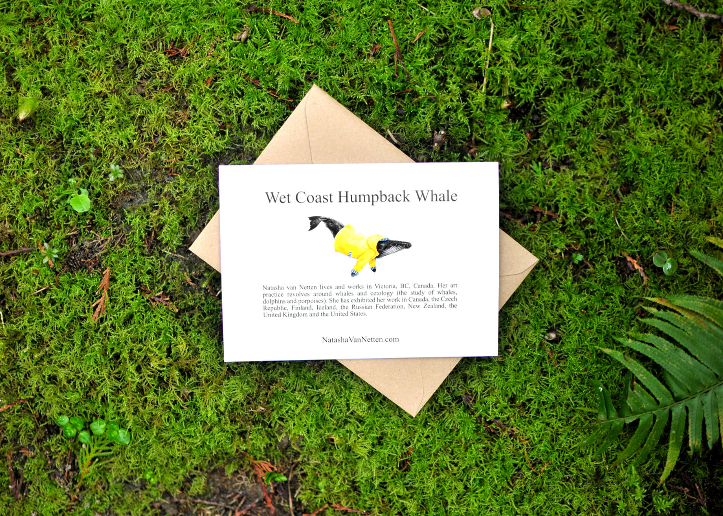 Wet Coast Humpback Greeting Card